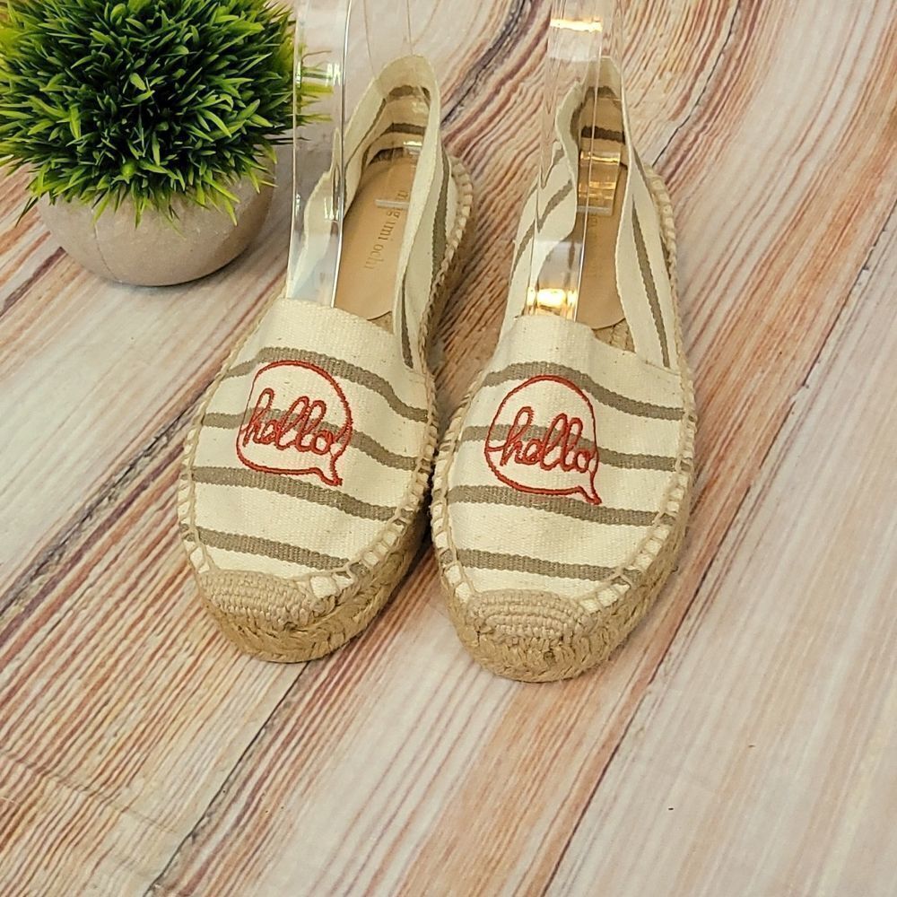 MEGUMI ochi Anthroplogie espadrille flats